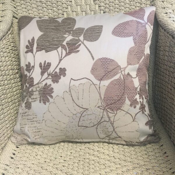 Abstract Plum Floral Scatter Cushion Cover