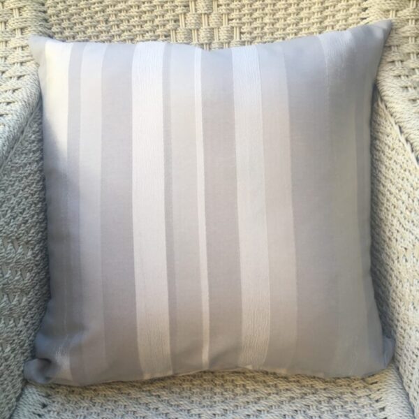 Silver Stripe Scatter Cushion Cover