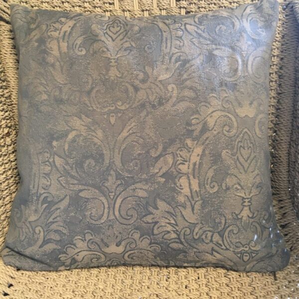 Blue Scroll Scatter Cushion Cover