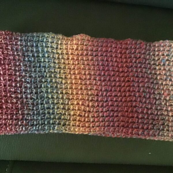Scarf - Textured - Transitioning Sunset