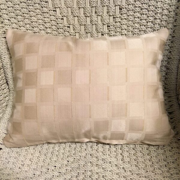 Caramel Small Box & Stripe Scatter Cushion Cover