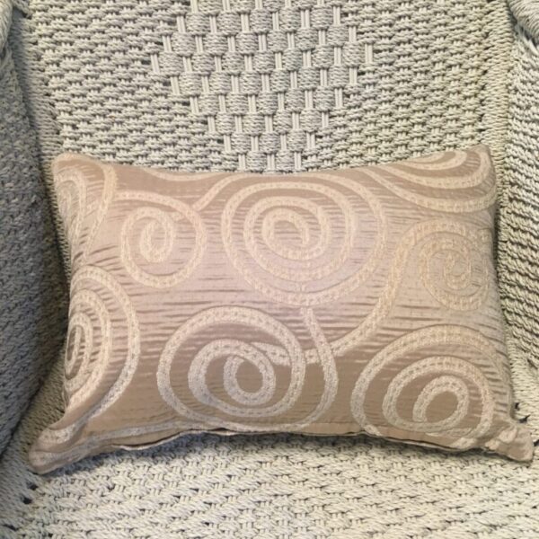 Latte Scroll Cushion Cover