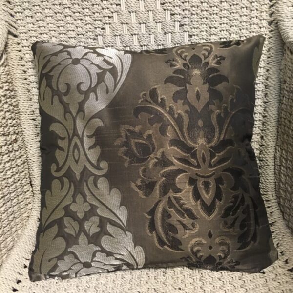 Brown Crest Scatter Cushion Cover