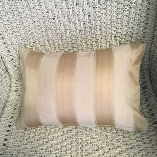 Gold Stripe Scatter Cushion Cover (2)