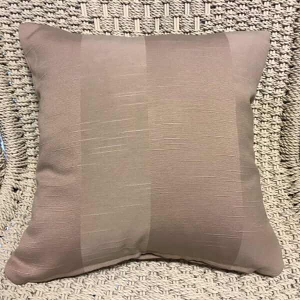 Brown Wide Stripe Scatter Cushion Cover