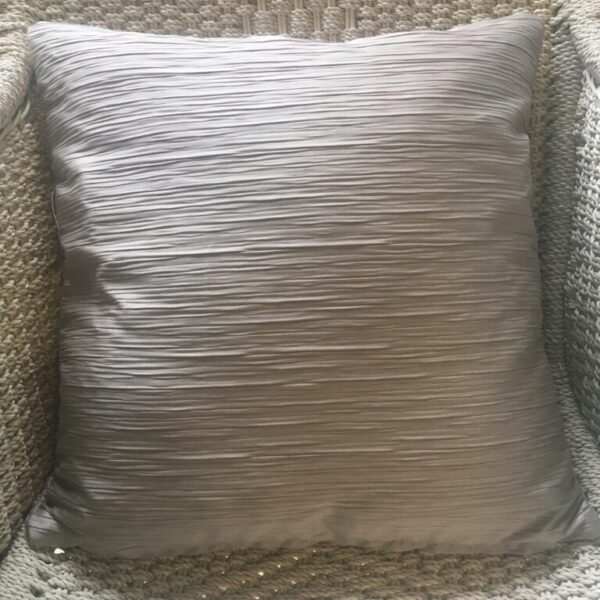 Taupe Pleated Texture Scatter Cushion Cover (1)