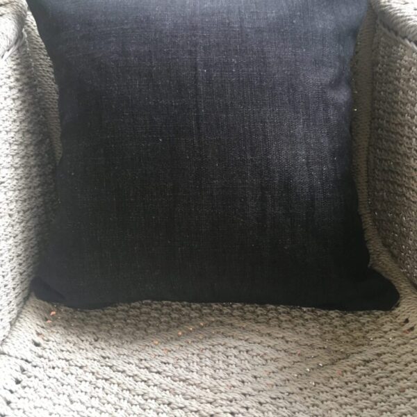 Charcoal Linen Scatter Cushion Cover