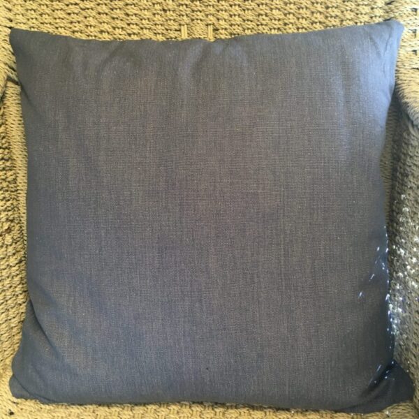 Plain Chambray Scatter Cushion Cover