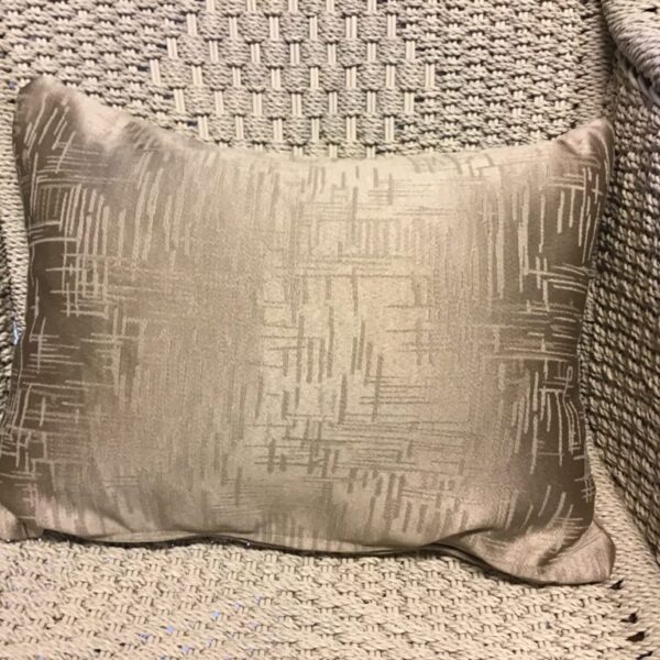 Taupe/Pale Khaki Textured Scatter Cushion Cover (3)