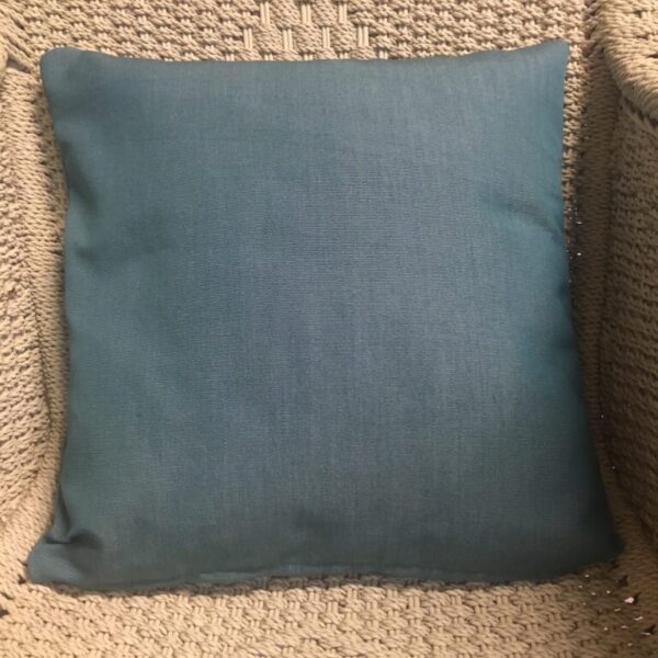 Plain Dark Aqua Scatter Cushion Cover (2)