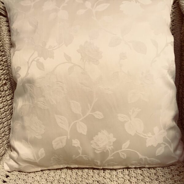 Ivory Rose Self Print Scatter Cushion Cover (1)
