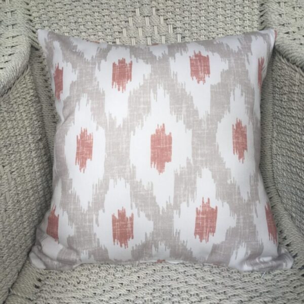Rust & Taupe Aztec Diamond Scatter Cushion Cover