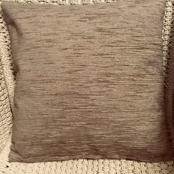 Taupe Velour Cushion Cover