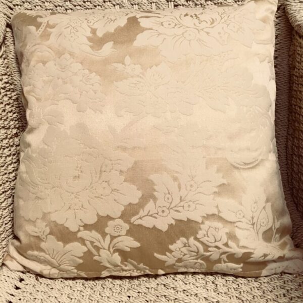 Cream Brocade Floral Scatter Cushion Cover (1)