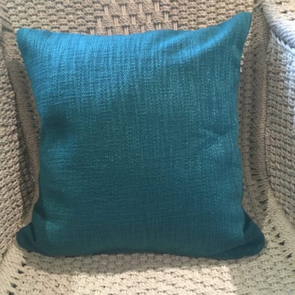 Teal Boucle Scatter Cushion Cover