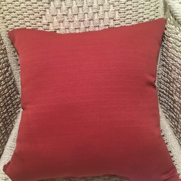 Paprika Ribbed Scatter Cushion Cover