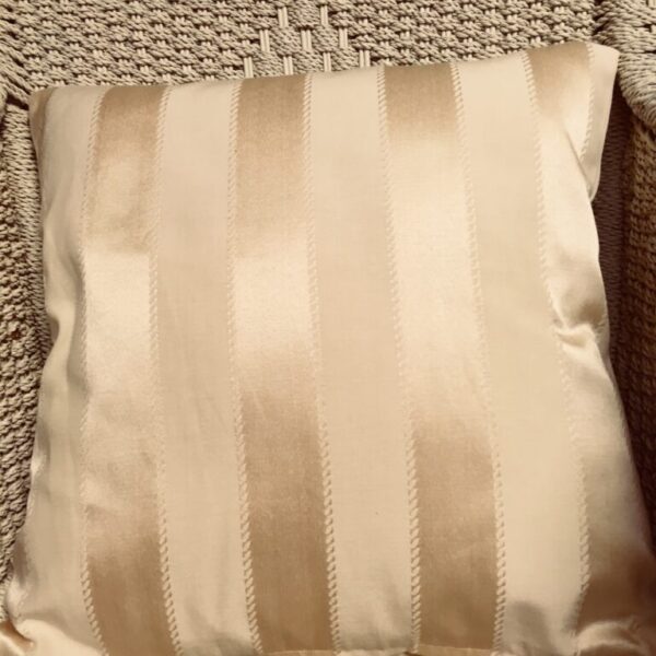 Cream Stripe Scatter Cushion Cover (2)