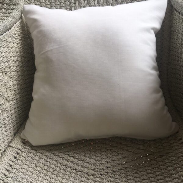 Off White Ribbed Scatter Cushion Cover