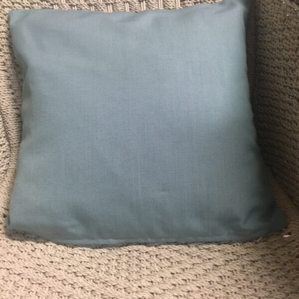 Plain Light Aqua Scatter Cushion Cover (2)