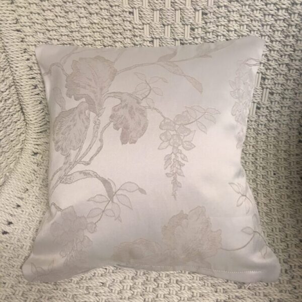 Two Tone Caramel Floral & Stripe Scatter Cushion Cover