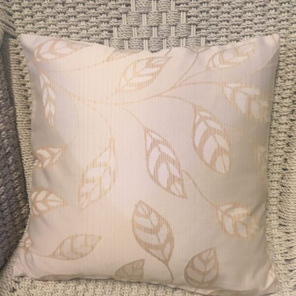 Caramel Leaves Cushion Cover