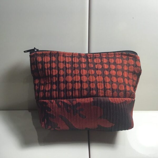 Small Cosmetic Bags - Red & Black Dots