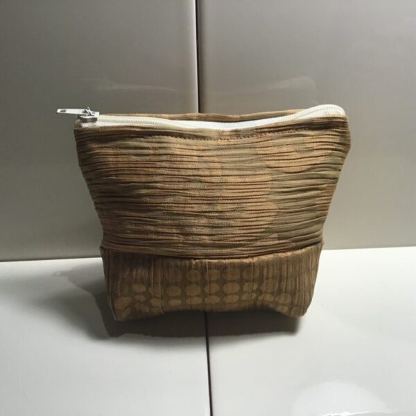 Small Cosmetic Bags - Old Gold Leaf & Dots